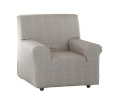 Zebra Textil Agata Sofabezug, elastisch, beige, 1 Sitz