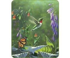 101,6 x 127 cm & 127 x 203,2 cm & 152,4 x 203,2 cm Decke Komfort Wärme Weiche Cozy Klimaanlage Easy Pflege Maschinenwäsche Kolibri Butterfly, Polyester, 127 cm x 203,20 cm