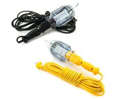 TrAdE Shop Traesio Lampe mit 12 LEDs für Arbeitszimmer 5 m lang, Kabel mit Saugnapf