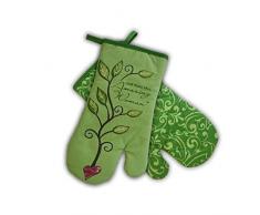 Abbey Gift Green Amazing Woman Ofenhandschuh, Mehrfarbig
