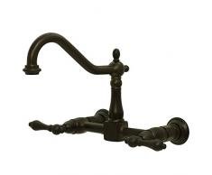 Nuvo Elements of Design es1245al New Orleans 20,3 cm Center Wandhalterung Küchenarmatur, 8-1/5,1 cm Öl eingerieben Bronze