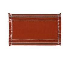 Design Imports Southwest Tisch Linens 13 x 19 - Hacienda Stripe Placemat 4-Pack Sedona Sunset