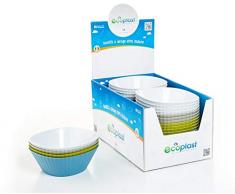 Ecoplast ECP169 Salatschüssel Dorica, mehrfarbig