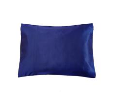 Lilysilk, Maulbeerbaum, Seide 100 %, Baby, Kleinkind, Kissenbezug, 19 Momme, blau, 14 x 20
