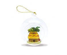 Island Heritage Hawaiianische Weihnachtskugel, handbemalt, Glaskugel, Hawaii