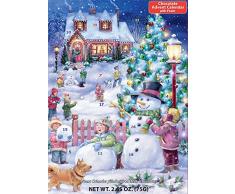 Vermont Christmas Adventskalender Schneemann-Feier, Schokolade, Countdown bis Weihnachten, 70 ml