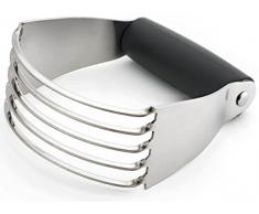 Spring Chef Teigschneider Top Professional mit robusten Edelstahlklingen (schwarz-mittel)