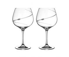 Diamante 1045.602.ELX Silhouette Burgunder Weinglas Gin Glas, 610 milliliters