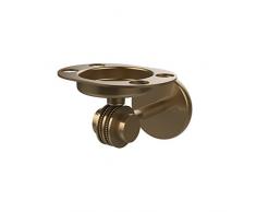 Allied Brass 7226D-BBR Satellite Orbit Two Collection Zahnputzbecher und Zahnbürstenhalter mit gepunkteten Akzenten, Bronze gebürstet