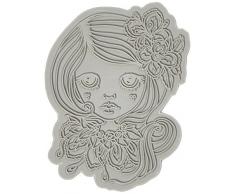 Little Darlings kleinen Lieblinge Puppenhaus selbst montiert Gummi Stempel 3 Zoll x 2,3, Laila