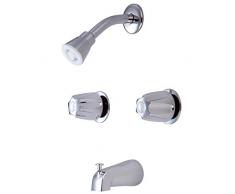 Nuvo Elements of Design EF110 Wasserhahn für Saloon und Dusche, 12,7 cm, poliertes Chrom 2 Griffe 5 poliertes Chrom