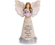 Pavillon Gift Company Elements Schutzengel Tante 15,2 cm Violett