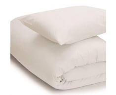 Belledorm Bettdeckenbezug für King Size Bett, 50/50 Polyester/Baumwolle mit Fadendichte 200, weiß