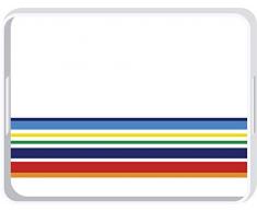 Gallery Tablett, rechteckig, streifen, 33 x 26 x 4 cm