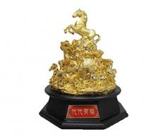 StealStreet 27,9 cm Gold Farbe Pferd mit Zodiacs Figur