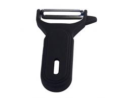 10,2 cm Y Schäler für Obst und Gemüse, Nylon-Griff, Edelstahl-Klinge. Y Peeler schwarz