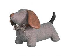 Gallery Direct Dog_Doorstop Daphne Türstopper, beschwert, gefüllt, schweres Ornament,