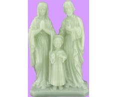 Space Age Kunststoffe Luminous Heilige Familie Statue