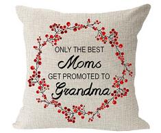 Best Geschenk zu Uncle Tante Schwester Friends Love Herz Baumwolle Leinen Quadratisch Überwurf Taille Kissen Fall Dekorative Kissenhülle Kissenbezug Sofa 45,7 x 45,7 cm 18x 18 13