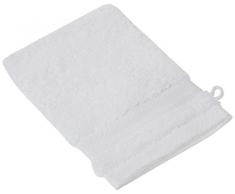 LASA Home Waschlappen, 16 x 21, Collection Royal crésent, Baumwolle, Weiß, 16 x 21 x 1 cm