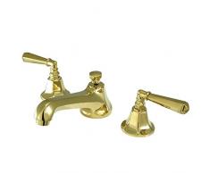 Elements of Design es4462hl New York Spültischmischbatterie 20,3 cm zu 40,6 cm breitgefächert WC Wasserhahn mit Messing Pop-Up, 5-1/5,1 cm Messing poliert