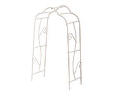 Rayher 46062102 Rankbogen, 8,2x4,1x15,5cm, SB-Btl 1Stück, weiÃŸ