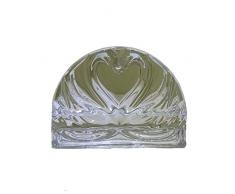 UrChart Serviettenhalter aus klarem Glas für Geschirr, Dekoration für Café, Restaurant, Bar, Wohnzimmer, Küche Schwan