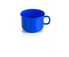 Kimmel Kindergedeck Tasse Becher bruchsicher Mehrweg, Kunststoff, Blau