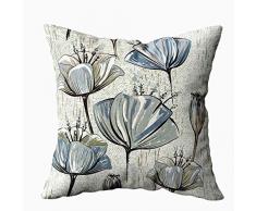 Shorping Outdoor Kissenbezug mit Reißverschluss, Kissenbezüge, 40,6 x 40,6 cm, Blumenmuster, für Zuhause, Sofa und Bettwäsche Antik 16X16 Multi 13