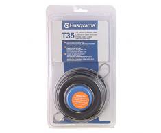 Husqvarna 537388101 Universal T35 Wasserhahn Advance gerade Schaft Rasentrimmer Kopf Vorgespulte mit .095-inch Line