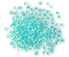 Cousin DIY Glasperlen, Größe 6, Aqua Luster