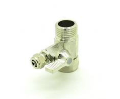 Malida Kugelhahn Wasser Wasserhahn Wasserhahn Feed Wasser Filter RO Umkehrosmose conjoined,1/2 x 1/2x 1/4