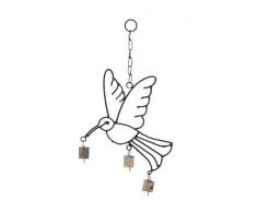 Plutus Brands Windspiel, Metall, Vogel-Design
