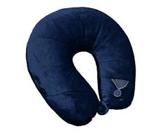 NHL Nackenkissen mit Applikation, offizielles Lizenzprodukt, Mehrfarbig, 30,5 x 33 x 10,2 cm, Applique Neck Pillow, blau, Einheitsgröße