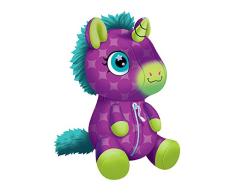 Novelty, Inc. Animal Travel Palz Nackenkissen, wendbar, gefüllt Purple Unicorn