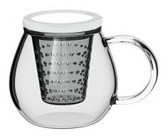 La Cafetière Healthy Living Glastasse mit Aufsatz für losen Tee, 375 ml (13 fl oz) – Transparent