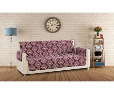 Quick Fit Aime Home Sofabezug, wendbar, wasserdicht, Mikrofaser, Weinrot, Wein, Loveseat Cover