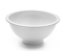 LACOR Salatschüssel, Melamin, klassisch, weiß 11 cm, diámetro de 24 cm