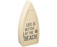 Pavillon – Life is Better at The Beach – 29,2 cm Schlüsselkasten zum Aufhängen