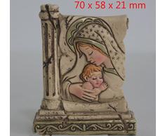Kimoo 7002 Miniatur Kunstharz Lady of Guadalupe Virgin Mary Skulptur Aquarium Bücherregal Sandy Psychotherapie Ornament Fisch Tank Dekoration Reptile