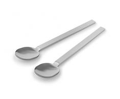 Zack Kaffeelöffel Medium silber