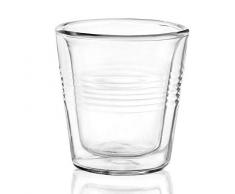 Officine Standard Duplex Set 4 Gläser Doppelwandig, Kapazität 50 Cl