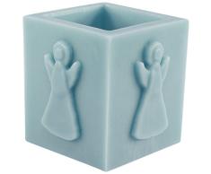Magic Candle World Lanterns Winter Kollektion Laterne. Winter, Advent und Weihnachts Deko. Geprägter Engel. Windlichter aus Wachs. Wiederverwendbar.Teelichtlaterne.