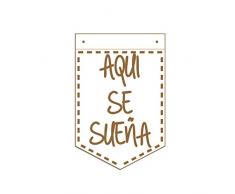 Dayka Trade Holzfigur, mehrfarbig, 8,4 x 5,5 cm