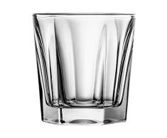 Crystaljulia Whiskeyglas, Kristall, 250ml, 8.5 cm, 6-Einheiten