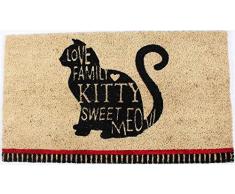 La Finesse Fußmatte aus Kokosfaser und PVC, One Size