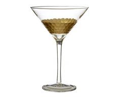 Premier Housewares vastrid Cocktail Gläser, Gold, 14 x 14 x 19 cm, Set 2 Stück