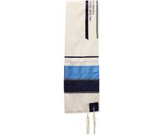 Majestic Giftware Geschenktasche Tallis Viskose, 50,8 x 182,9 cm, blau/Silber