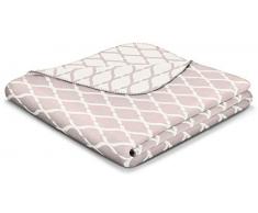 biederlack Sofa 50x200 cm I Sesselschoner rosé I Sofaschoner in rosa I 60% Baumwolle, 40% dralon I Made in Germany