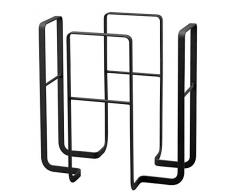 YAMAZAKI Zeitschriftenablage, Stahl, Schwarz, One Size